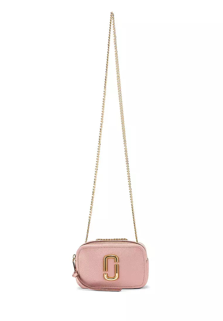 Marc Jacob The Glam Shot Leather Crossbody Adobe Rose