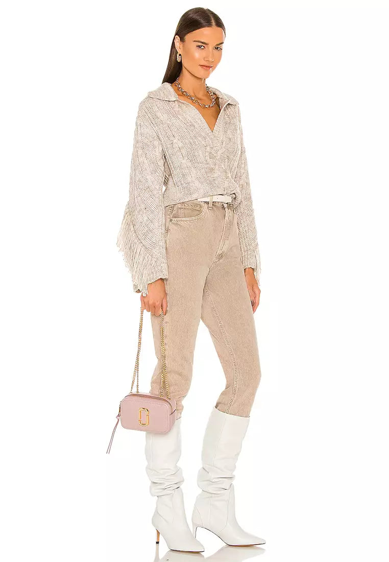 Marc Jacob The Glam Shot Leather Crossbody Adobe Rose