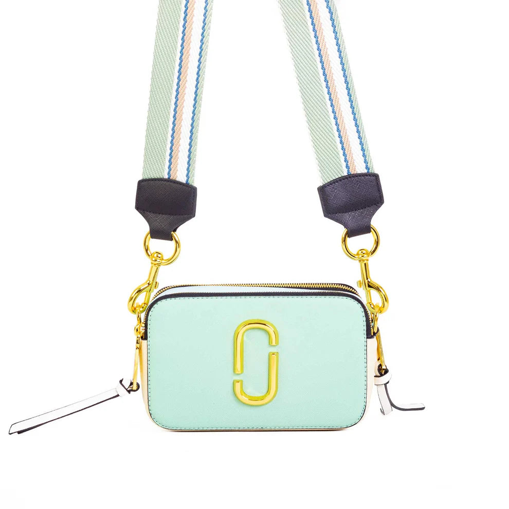 Marc Jacobs Shoulder Bag - The Snapshot New Mint Multi