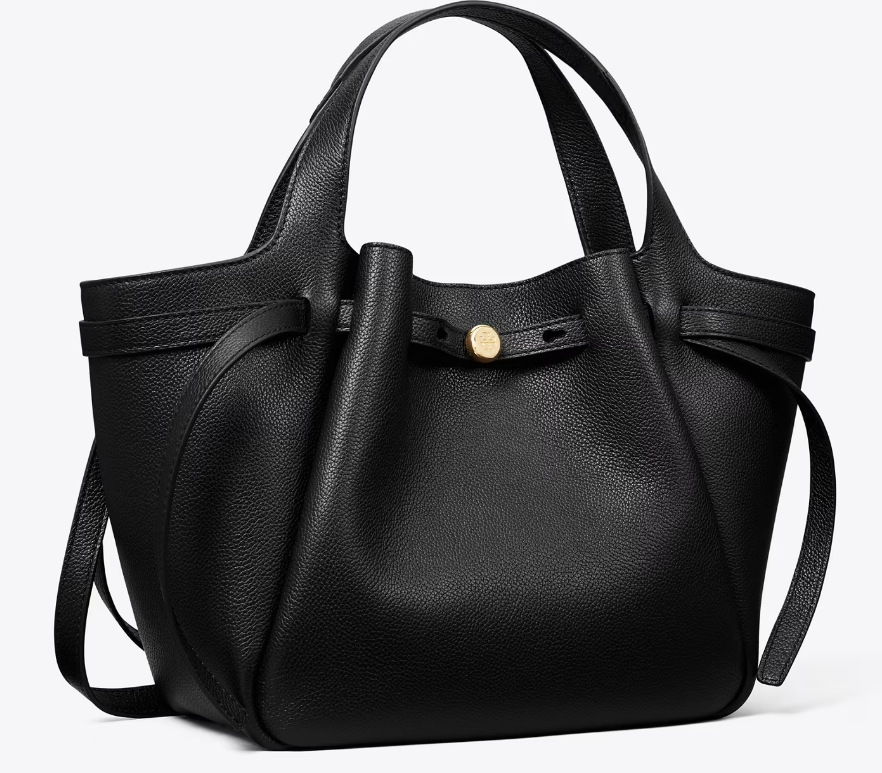 Tory Burch SMALL ROMY TOTE in Black