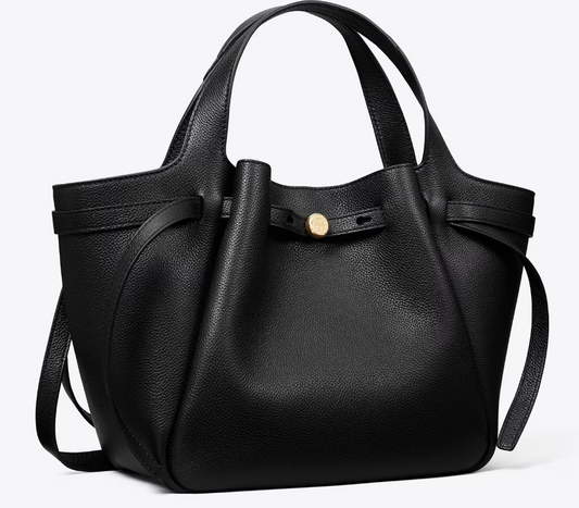 Tory Burch SMALL ROMY TOTE in Black