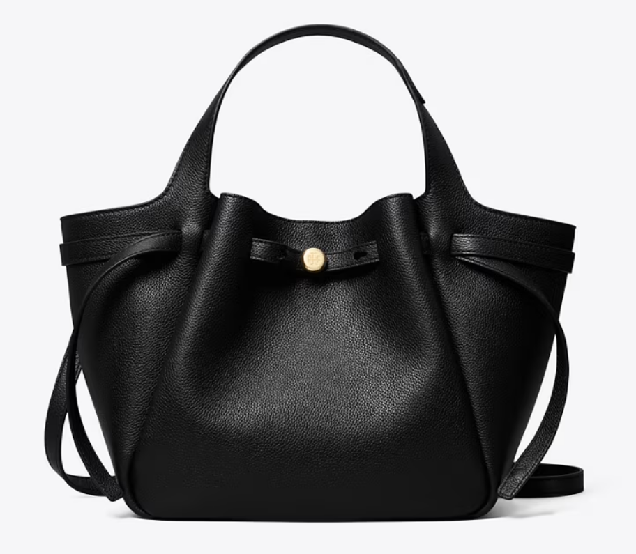 Tory Burch SMALL ROMY TOTE in Black
