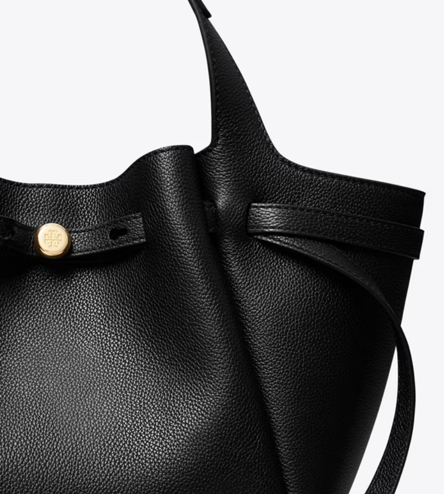 Tory Burch SMALL ROMY TOTE in Black