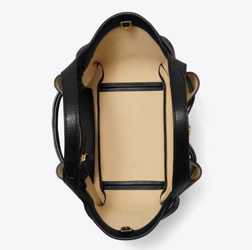 Tory Burch SMALL ROMY TOTE in Black