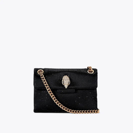 mini fabric kensington bag by kurt Geiger in black