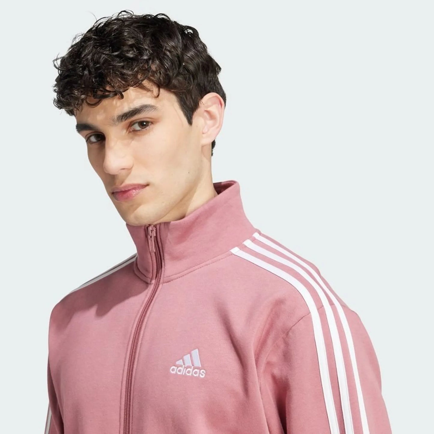 Adidas Basic 3-Stripes Fleece Track Suit