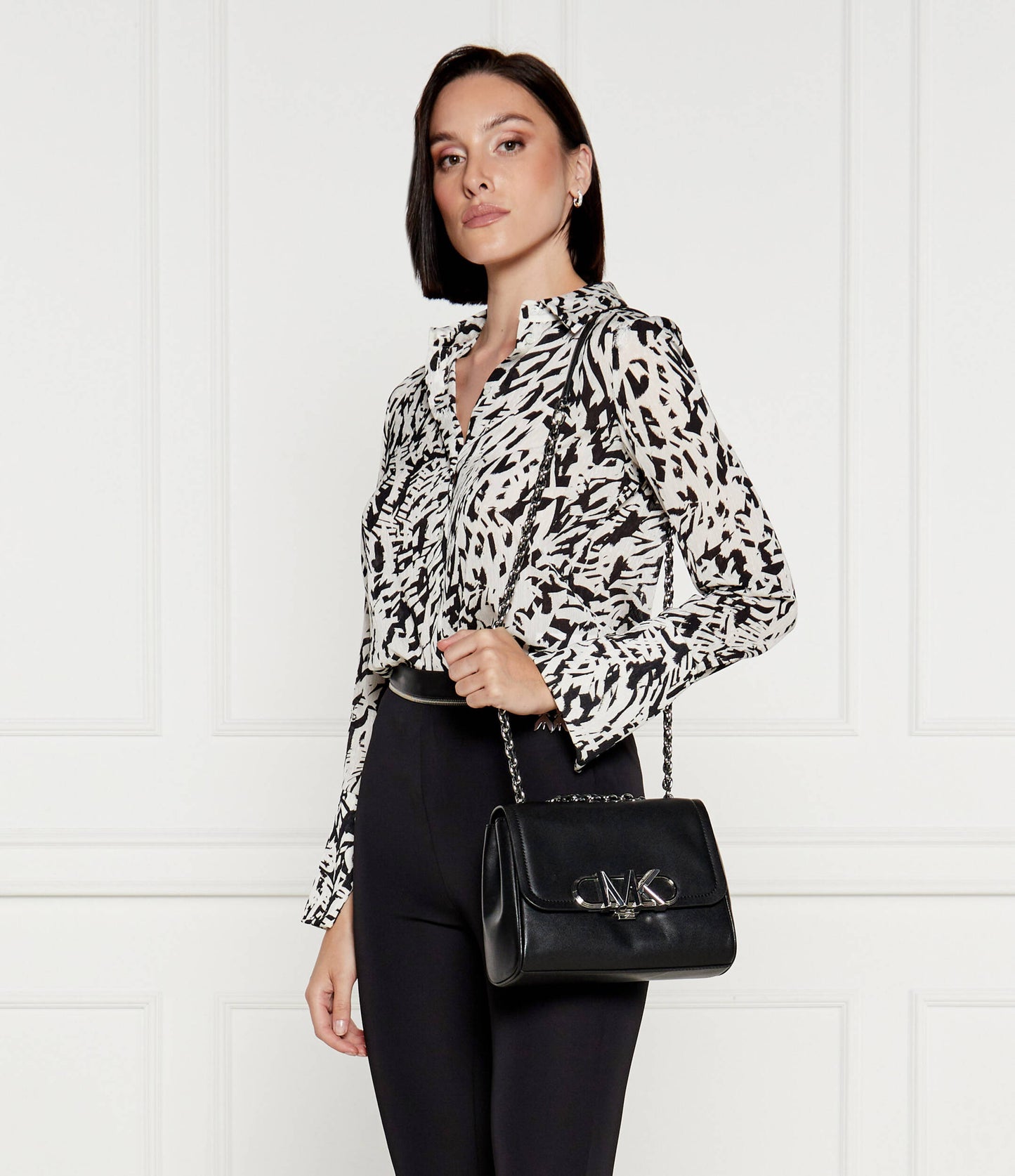 Michael Kors Medium Parker leather messenger bag