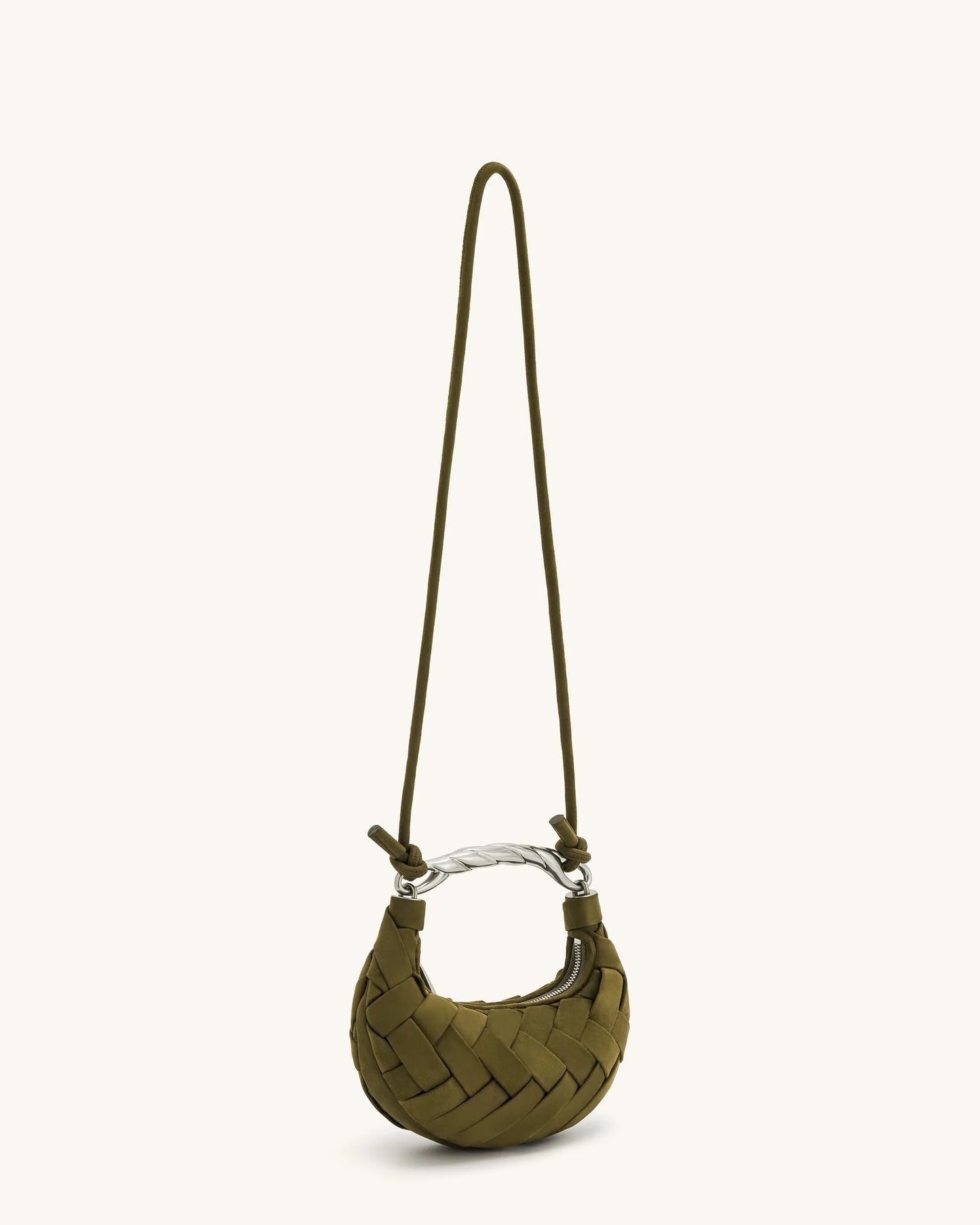 Jw Pei Orla Weave Handbag - Dark Olive