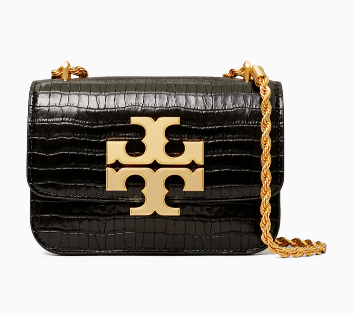 Tory Burch Large Eleanor Bag in Croc-embossed Leather