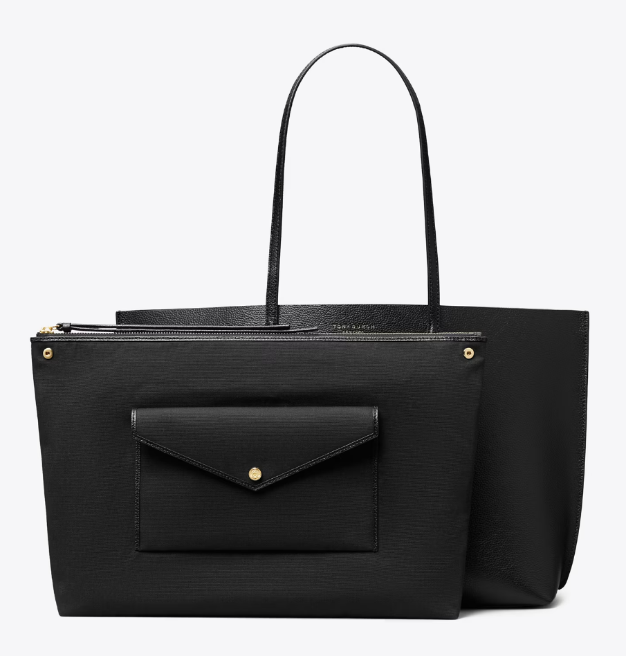 TORY BURCH PERRY TOTE in Black