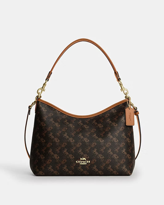 COACH Laurel Shoulder Bag In Signature Canvas Horse and Carriage