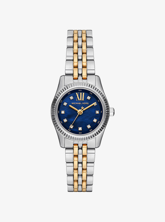 Michael Kors Mini Lexington Pavé Two-Tone Watch MK4865