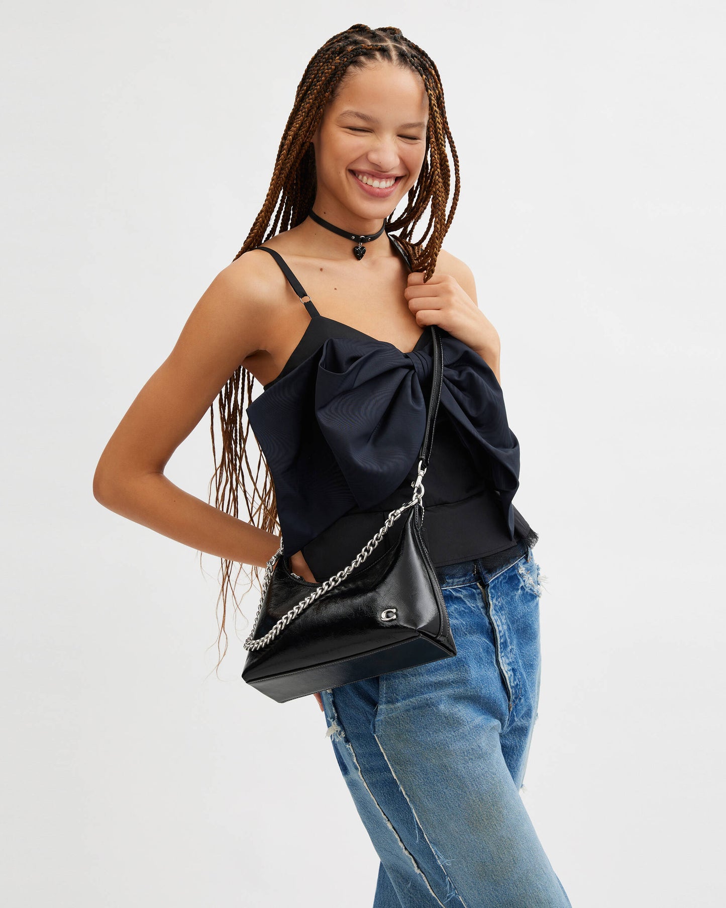 Coach Juliet Shoulder Bag 25 in Black