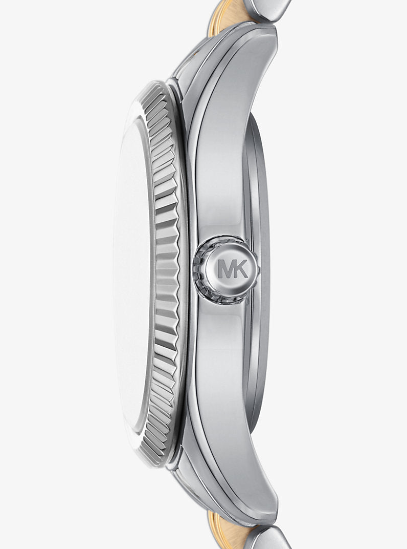 Michael Kors Mini Lexington Pavé Two-Tone Watch MK4865