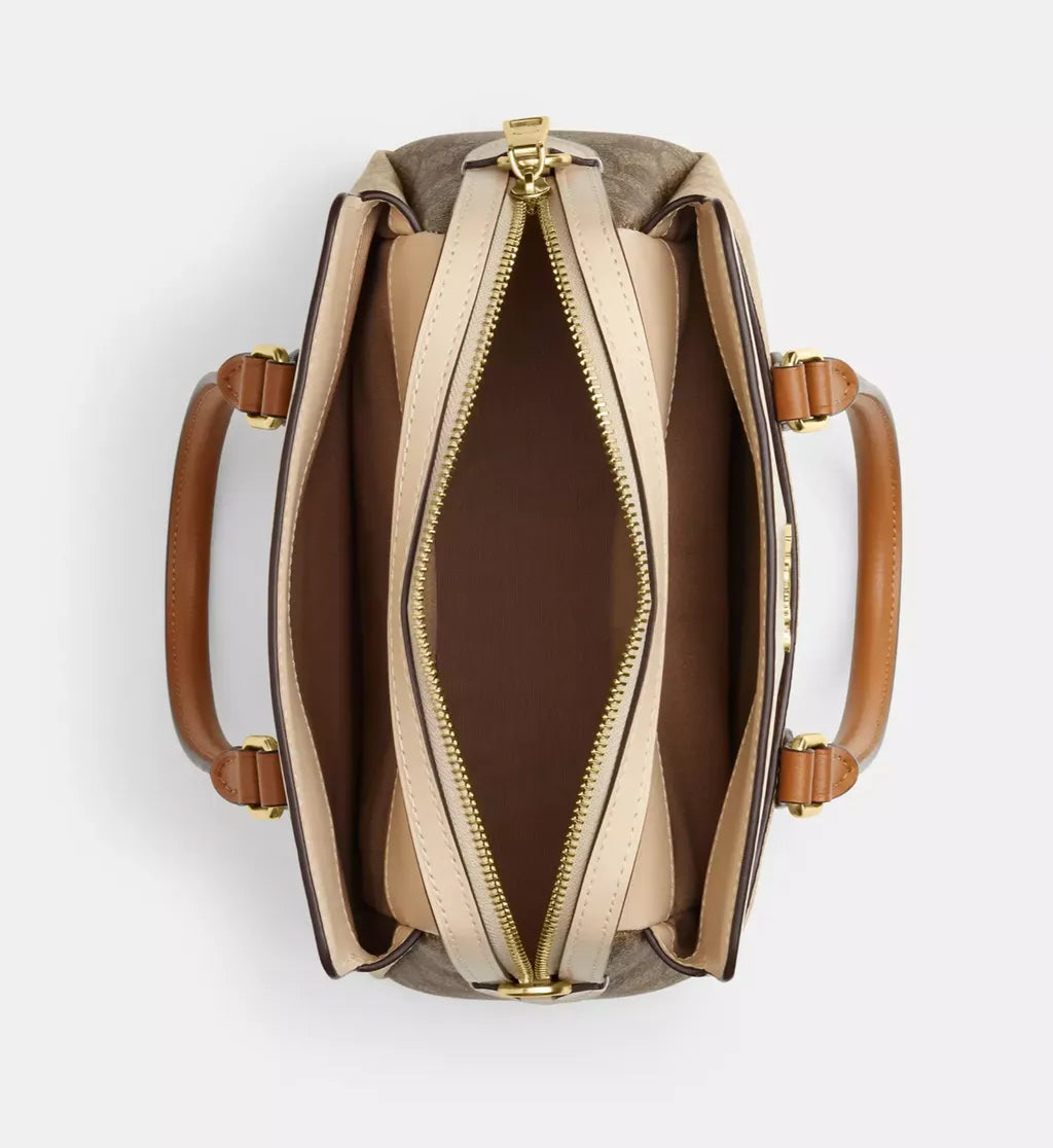 Coach Carryall in Blocked Signature Canvas
