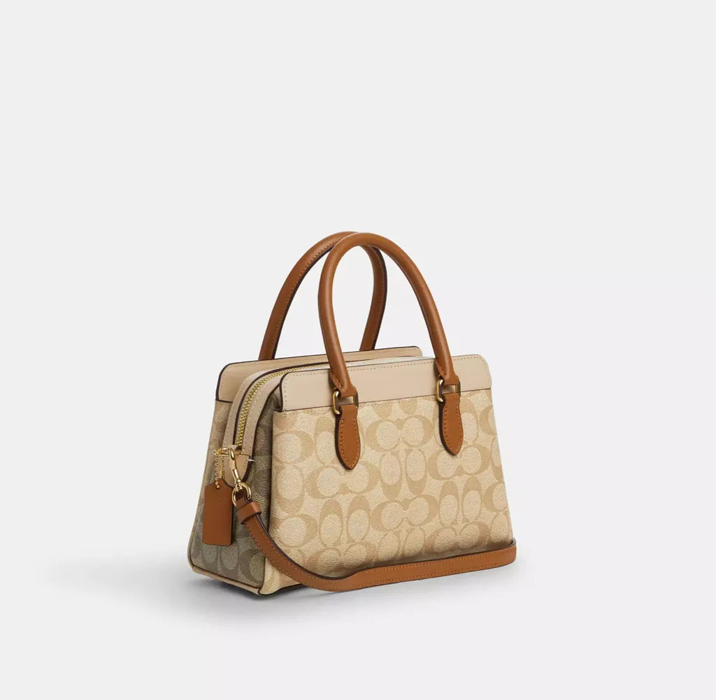 Coach Carryall in Blocked Signature Canvas