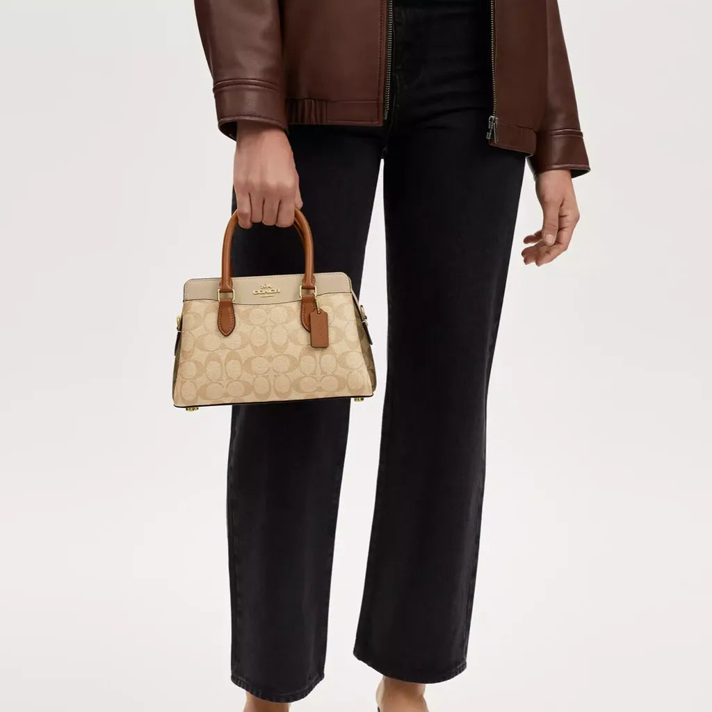 Coach Carryall in Blocked Signature Canvas