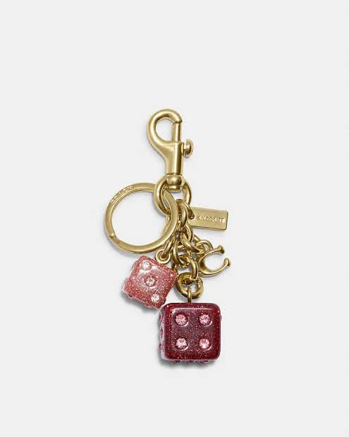 Coach  Dice Cluster Bag Charm