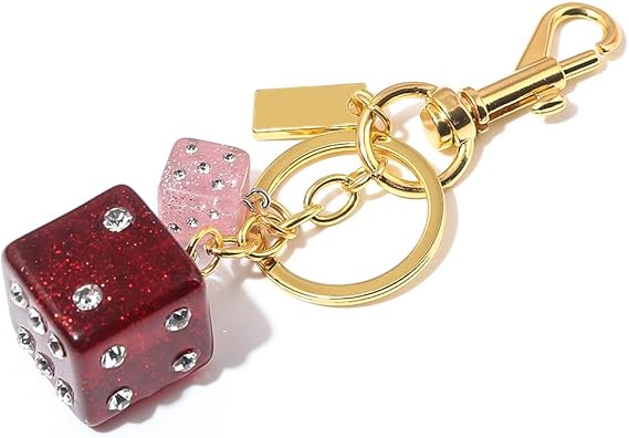Coach  Dice Cluster Bag Charm