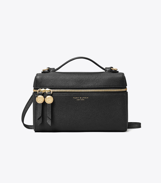 Tory Burch Romy Slim Top Handle Bag in Black