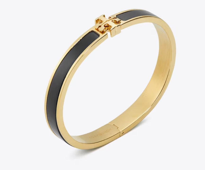 Tory Burch MEDIUM ICON BRACELET in Black