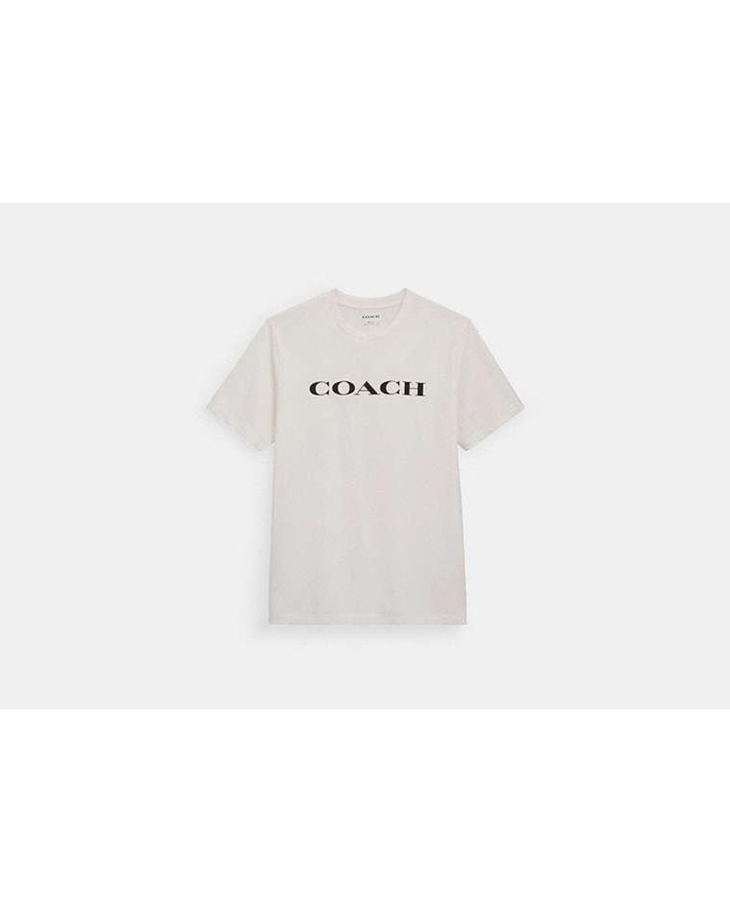 COACH Women's White Signature T Shirt