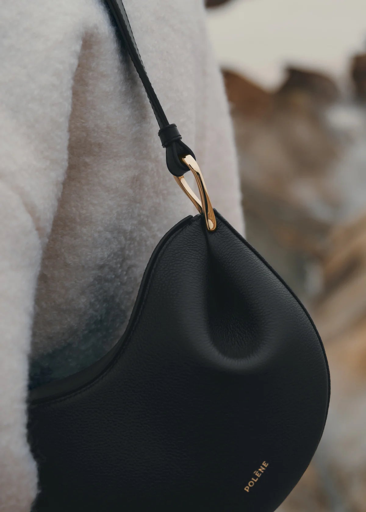 Polene Tonca Edition  Textured Black