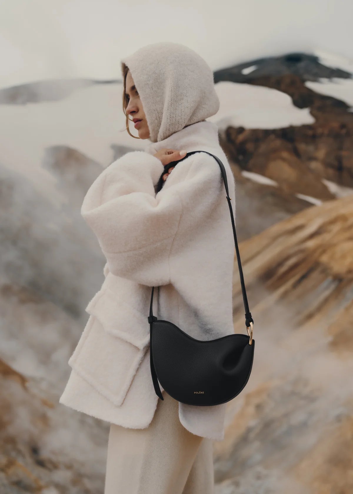 Polene Tonca Edition  Textured Black
