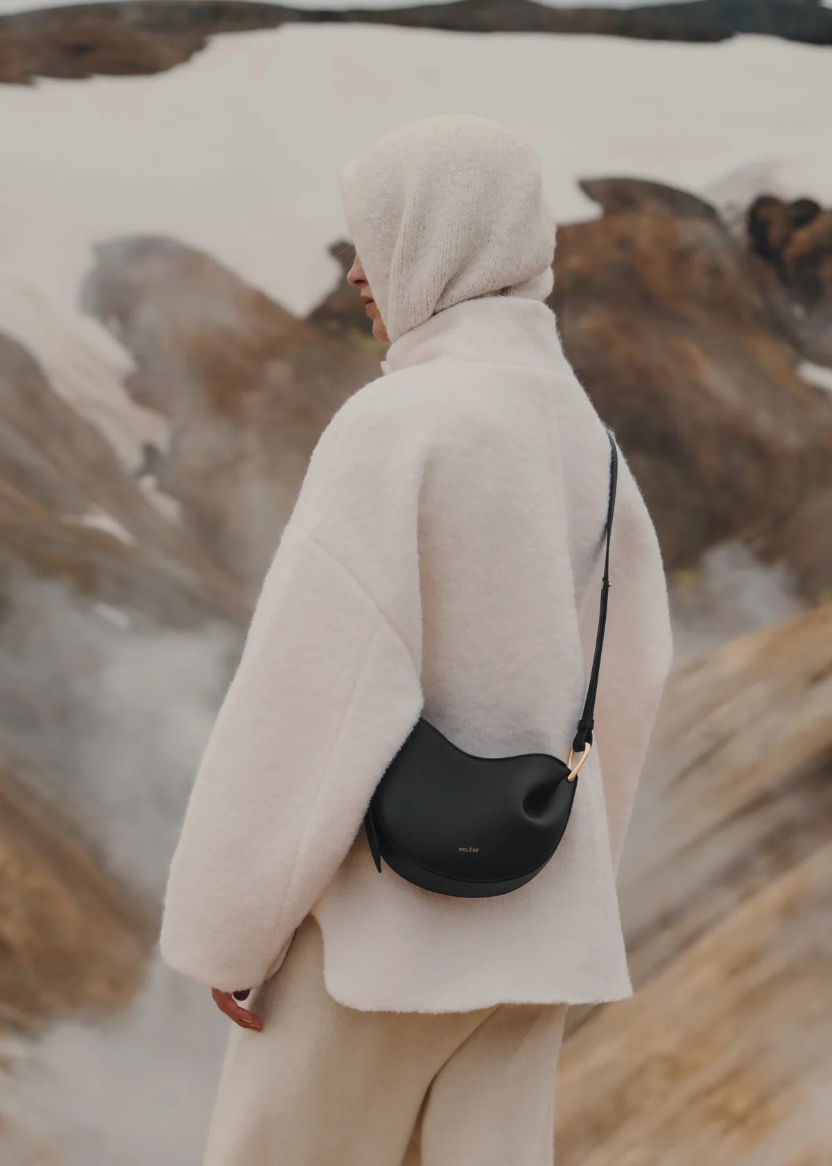 Polene Tonca Edition  Textured Black