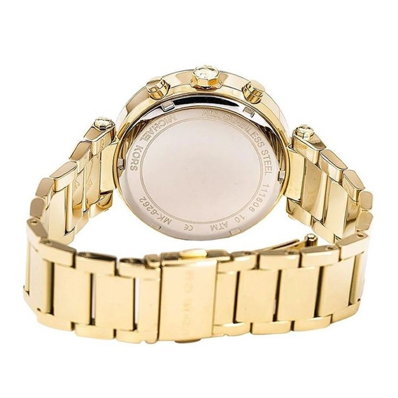 Michael Kors Women’s Quartz Gold Stainless Steel Gold Dial 37mm Watch MK6597