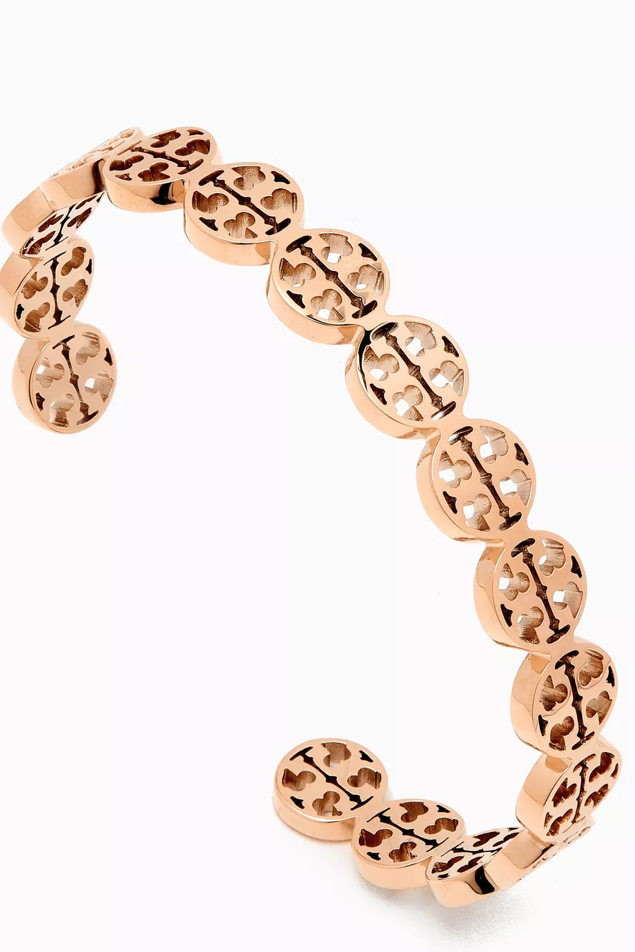Tory Burch Miller Thin Cuff in Rose Gold