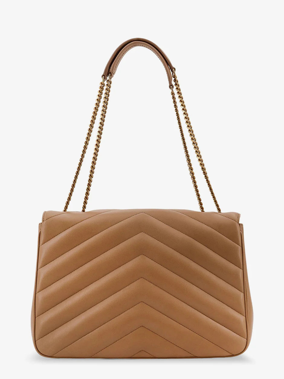 YSL Saint Laurent Loulou Large Matelassé Leather Shoulder Bag