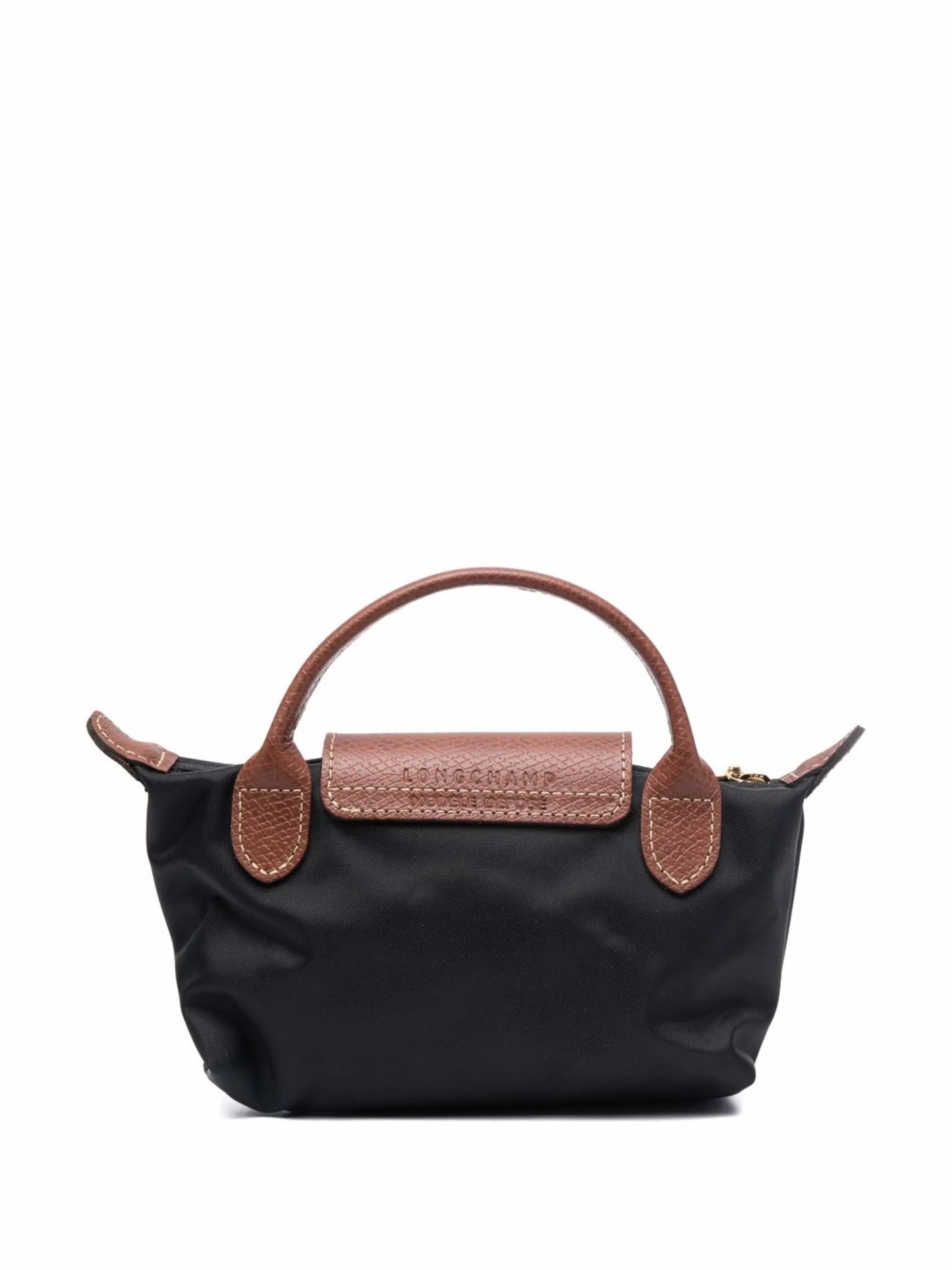 Long champ Mini Le Pliage Original pouch in black