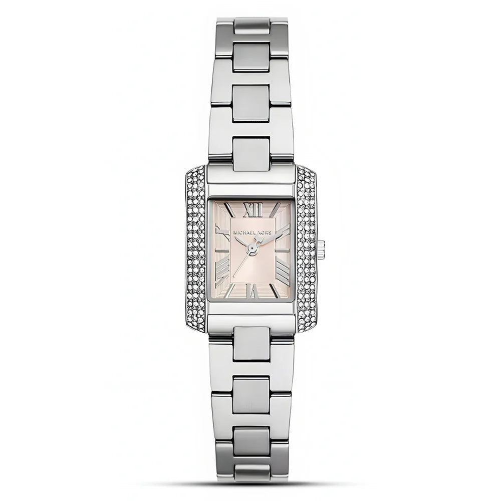 Michael Kors Mini Emery Silver-Tone Watch MK7514