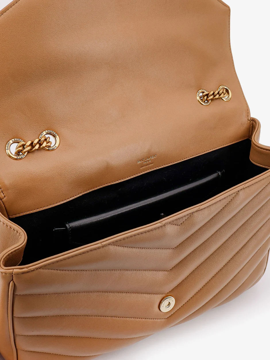YSL Saint Laurent Loulou Large Matelassé Leather Shoulder Bag