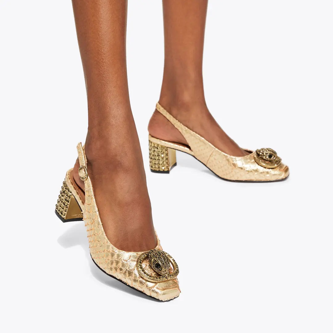 Kurt Geiger chelsea block slingback heel