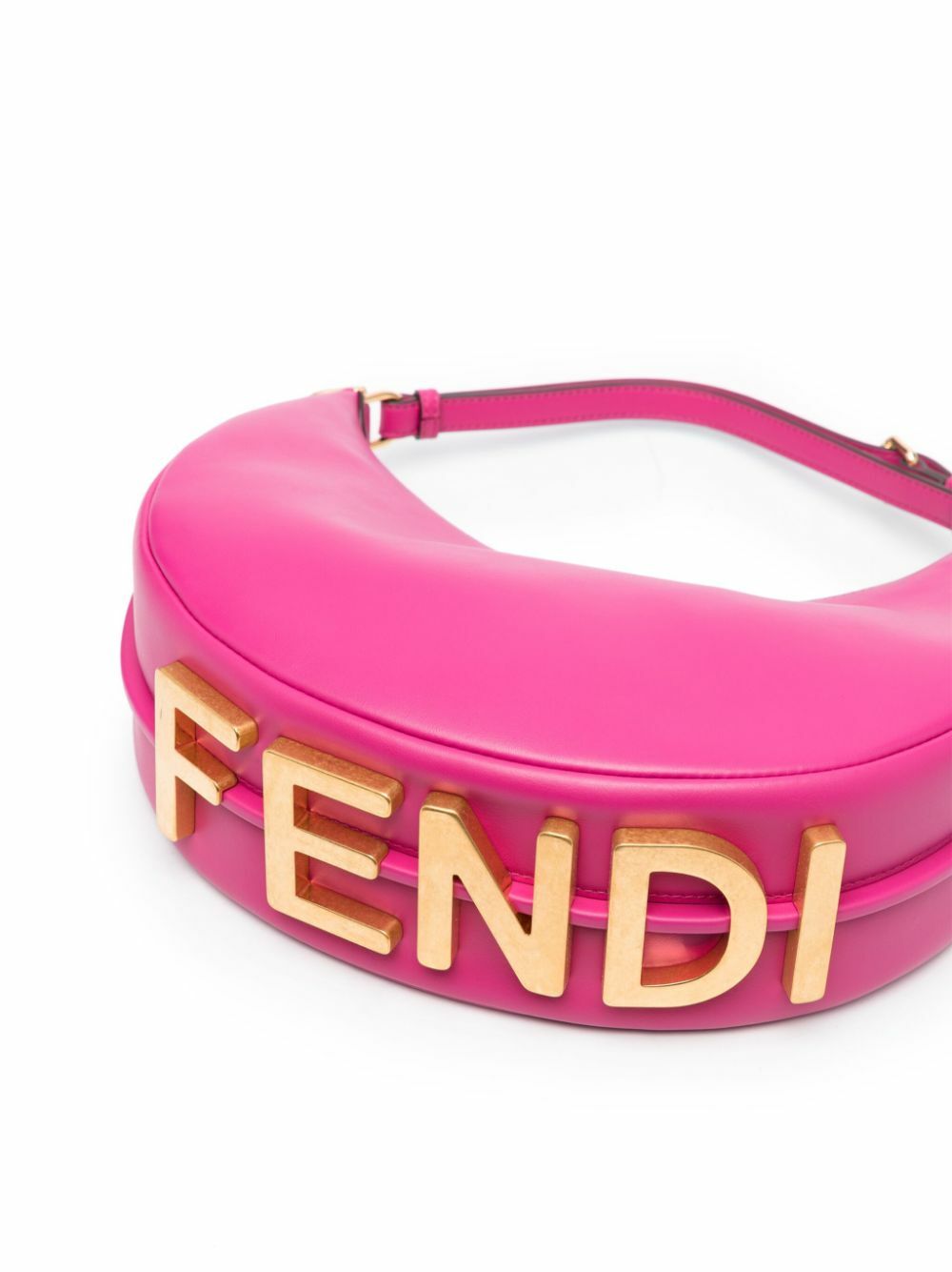 FENDI - Fendigraphy Medium Leather Shoulder Bag