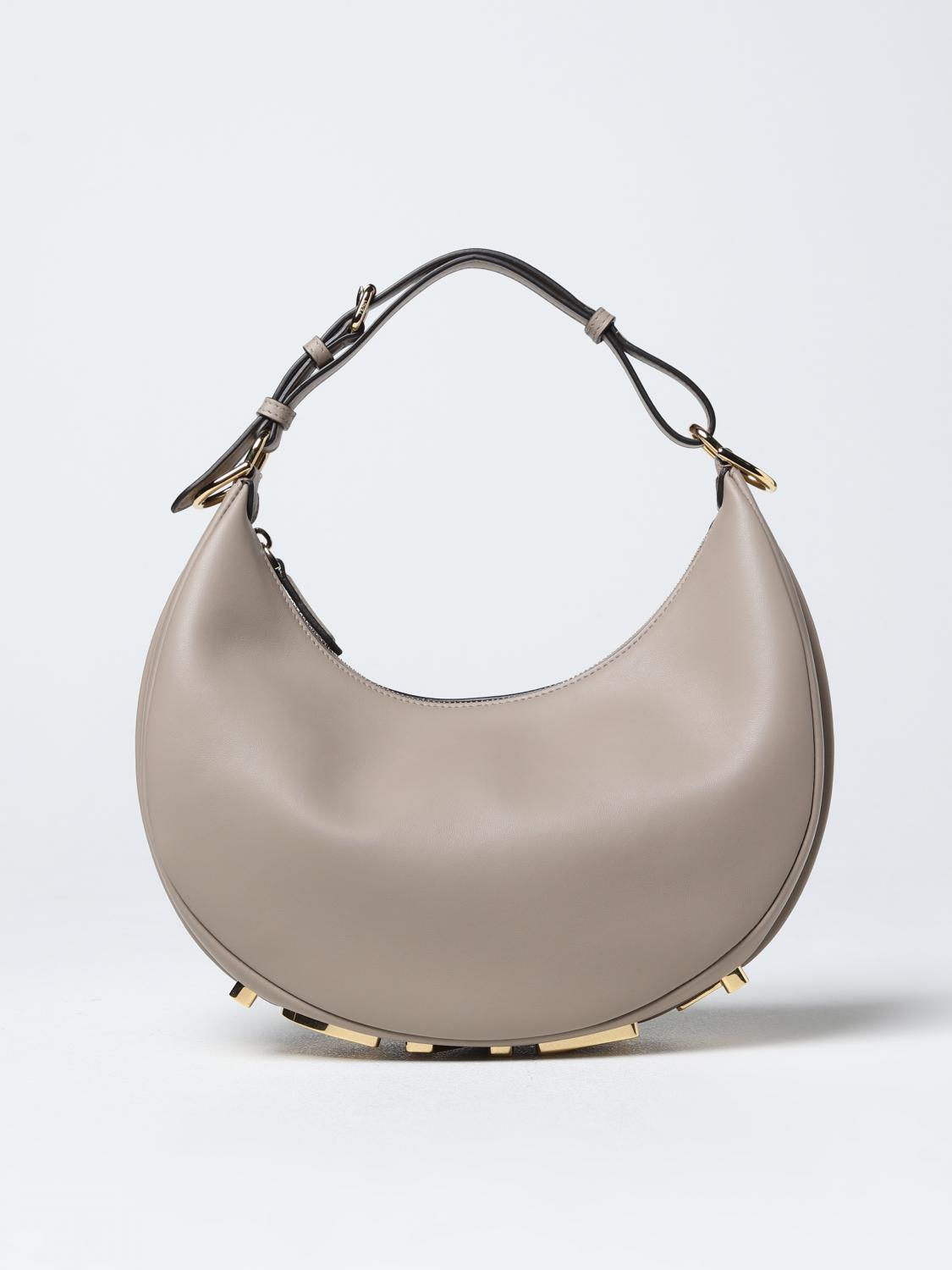FENDI - Fendigraphy Medium Leather Shoulder Bag