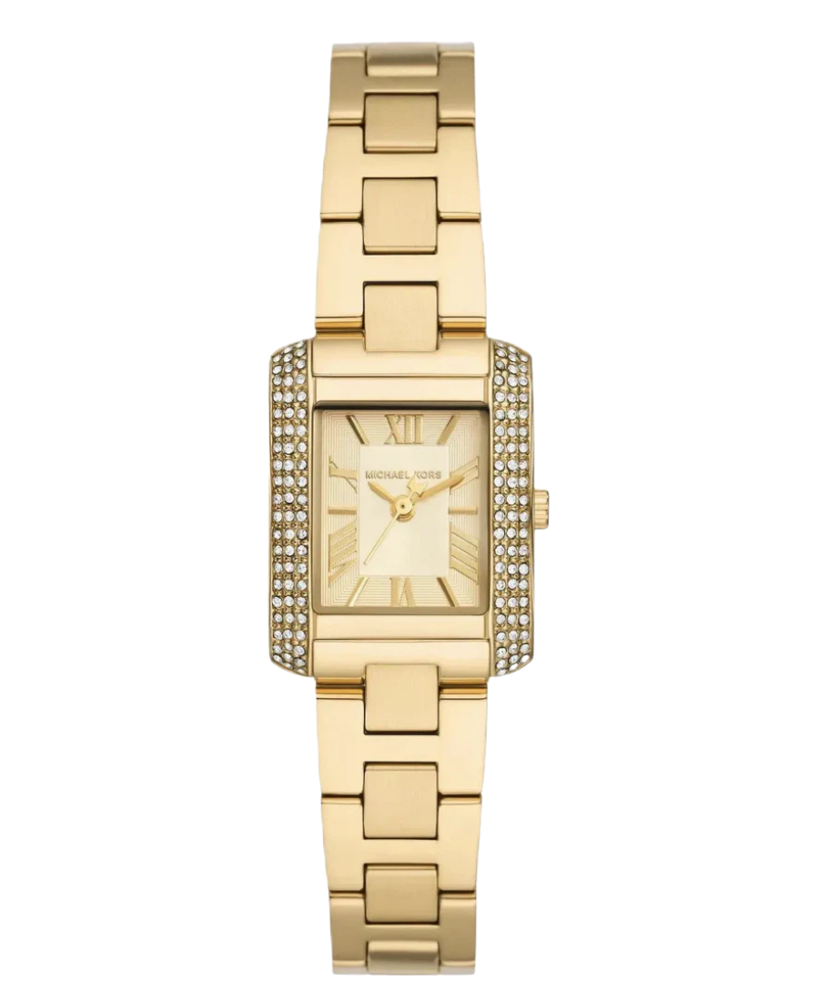 Michael Kors Mini Emery Pavé Gold‑Tone Watch MK7510