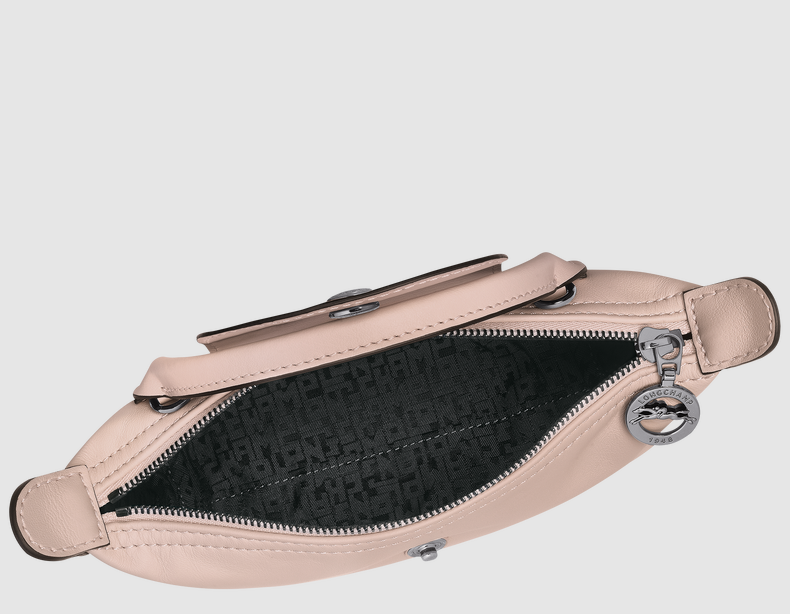 Long Champ Le Pliage Xtra XS Pouch Nude - Leather