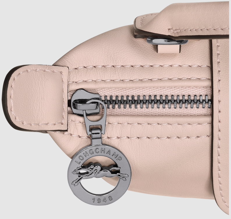 Long Champ Le Pliage Xtra XS Pouch Nude - Leather