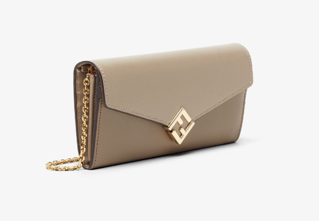 FENDI Diamonds Continental With Chain