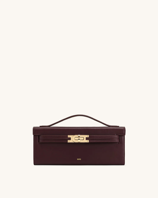 JW PEI Bria Structured Top Handle Bag - Deep Burgundy