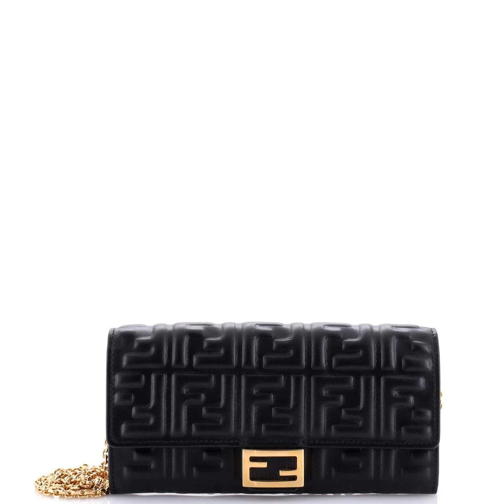 FENDI Baguette Continental With Chain