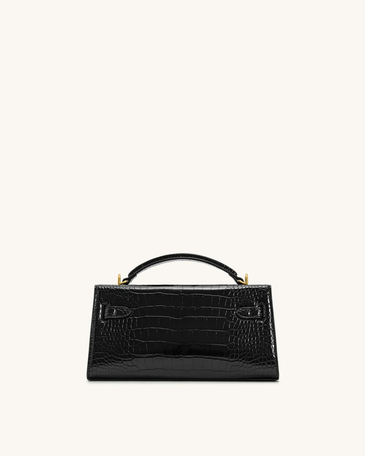 JW PEI Noor Top Handle Bag - Black Croc