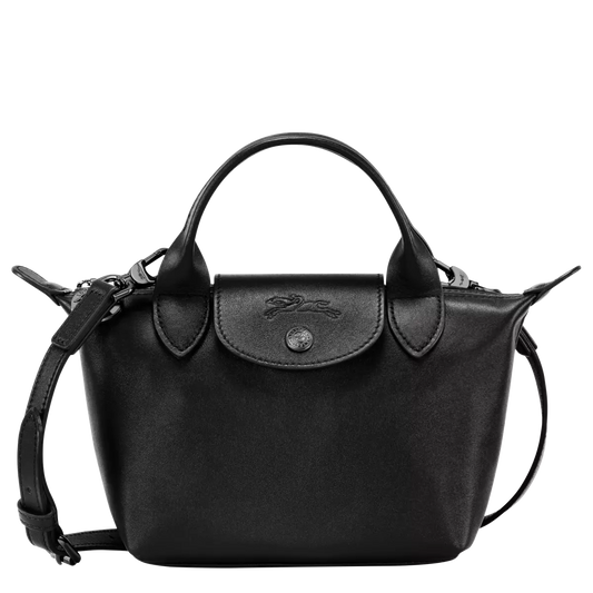 Long champ Le Pliage Xtra XS Handbag Black - Leather