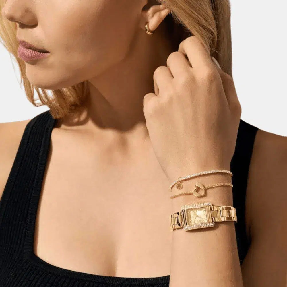 Michael Kors Mini Emery Pavé Gold‑Tone Watch MK7510