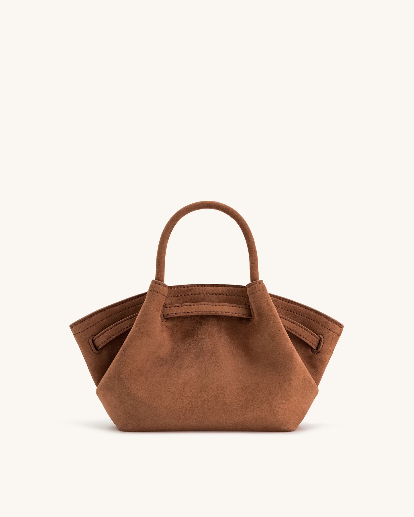 JW PEI Hana Mini Faux Suede Tote Bag - Brown