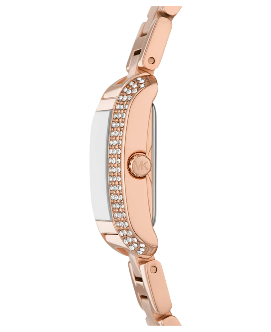 Michael Kors Mini Emery Pavé Rose Gold‑Tone Watch MK7512