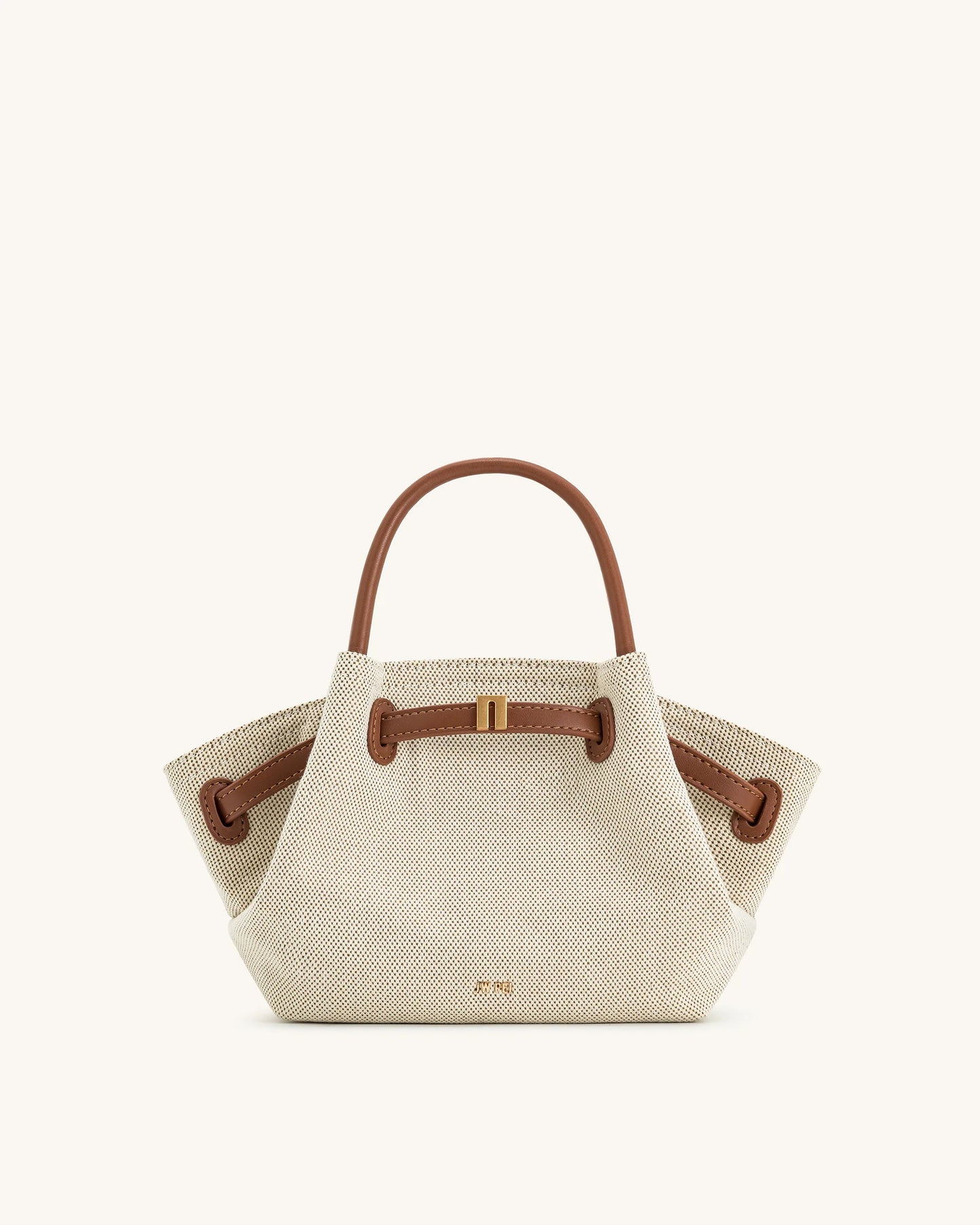 JW PEI Hana Mini Tote Bag - Brown Canvas